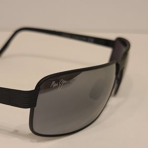 New Maui Jim Castaway black metal sunglasses